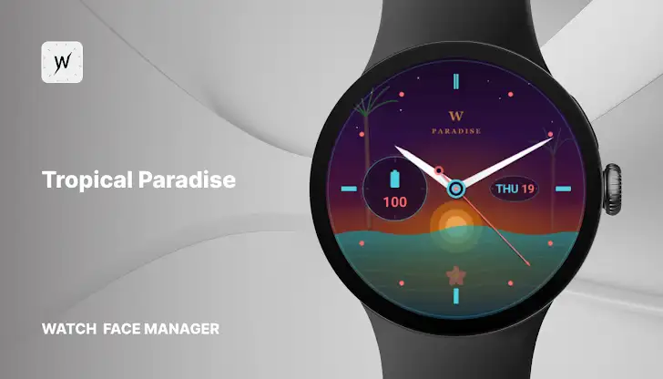 Tropical Paradise - watch face screenshot 1