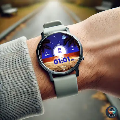 Tropical Sunset Watch Face screenshot 4