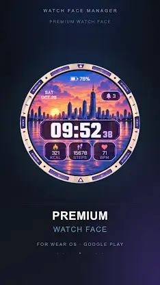 Twilight Bayfront Watch Face screenshot 4