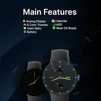 Urban Watch Watch Face screenshot 2
