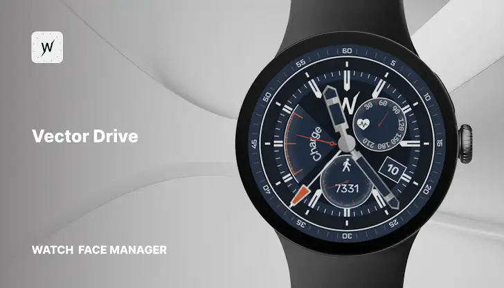 Vector Drive Watch Face screenshot 1