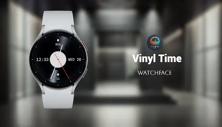Vinyl Time Watch Face screenshot 1