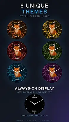 Vulpine Ember Watch Face screenshot 2