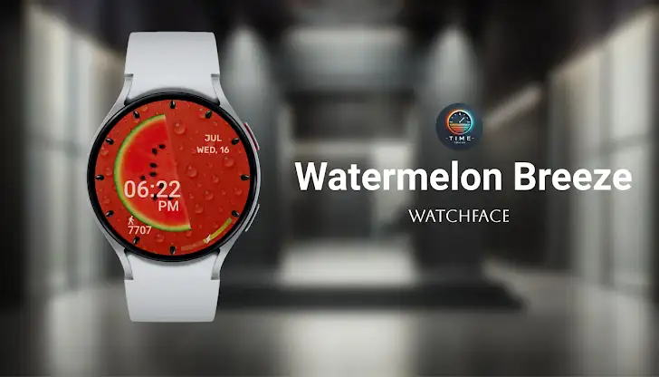Watermelon Breeze Watch Face screenshot 1