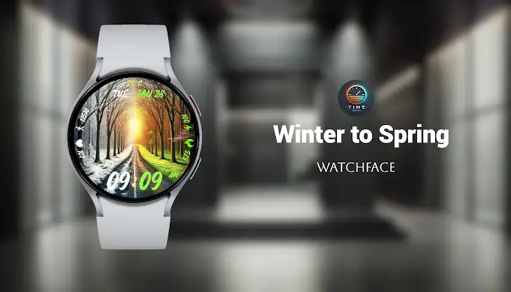 Winter to Spring Watch Face screenshot 1