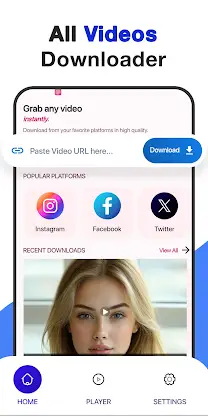 HD Video Downloader- Player screenshot 1