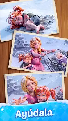 Frozen Haven: Mahjong & Story screenshot 1
