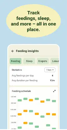 Baby tracker - feeding, sleep screenshot 2