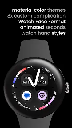 Analog M4 Watch Face screenshot 2
