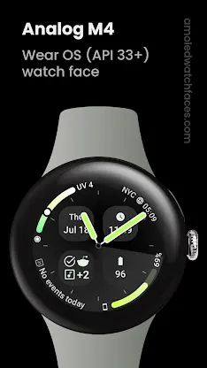 Analog M4 Watch Face screenshot 1