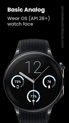 Basic Analog: Watch face screenshot 1