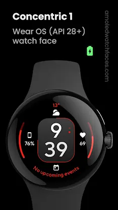 Concentric 1: Watch face screenshot 1