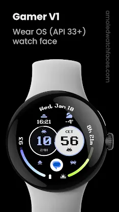 Gamer V1 Watch Face screenshot 1