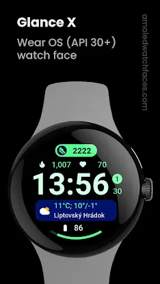 Glance X: Watch face screenshot 1