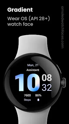 Gradient Watch Face screenshot 1