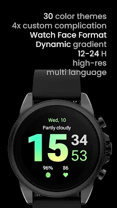 Gradient Watch Face screenshot 2