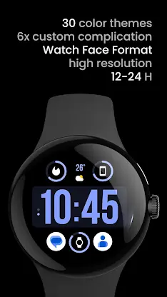 Huge Time Watch Face screenshot 2