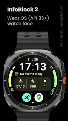 InfoBlock 2 Watch Face screenshot 1