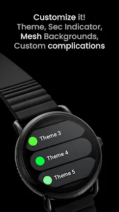 Lean Digital Watch Face screenshot 3