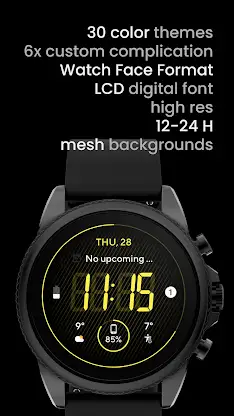 Lean Digital Watch Face screenshot 2
