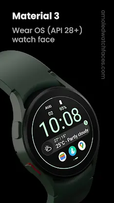 Material 3: Watch face screenshot 1