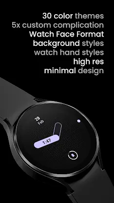 MNML Analog: Watch face screenshot 2