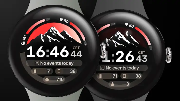 Peak Shadow Watch Face screenshot 6
