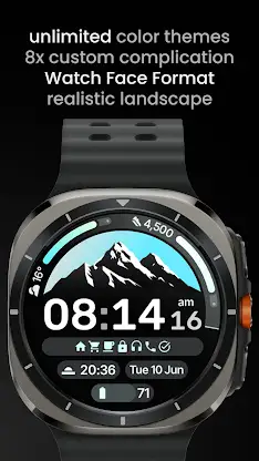 Peak Shadow Watch Face screenshot 2