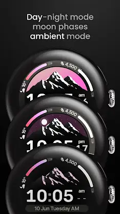 Peak Shadow Watch Face screenshot 4