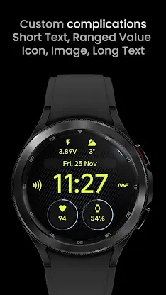 Pixel OLED: Watch face screenshot 6
