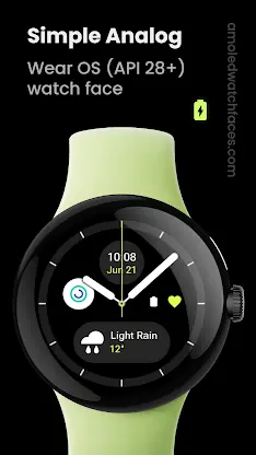 Simple Analog: Watch face screenshot 1