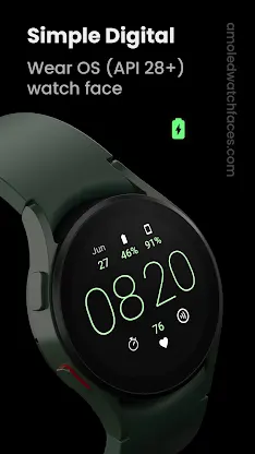 Simple Digital Watch Face screenshot 1