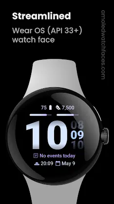 Streamlined Watch Face screenshot 1