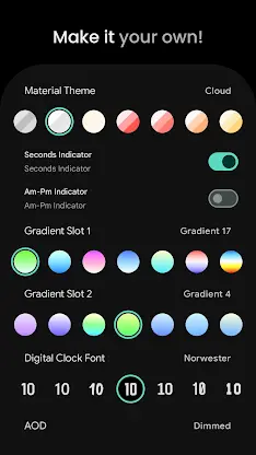 Symmetrical Watch Face screenshot 3