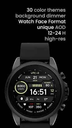 TACT ONE: Watch face screenshot 2