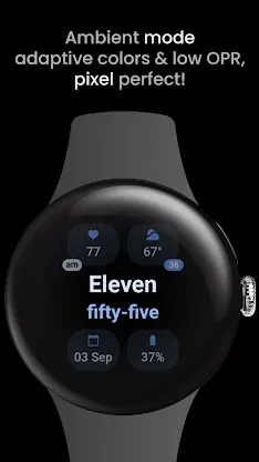 Text Time Watch Face screenshot 6
