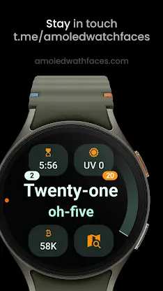 Text Time Watch Face screenshot 5