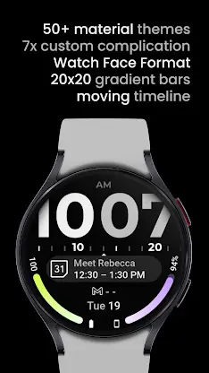 TimeFlow Watch Face screenshot 3