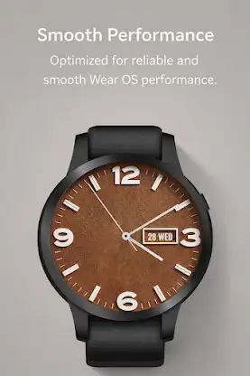 Analog Brown Leather WatchFace screenshot 8