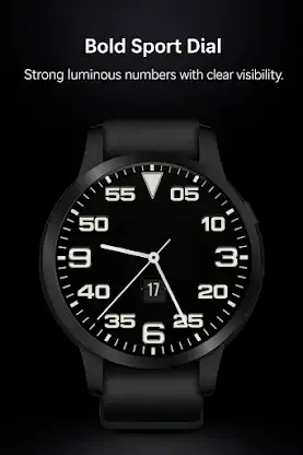 Bold Sport Analog Watch Face screenshot 1