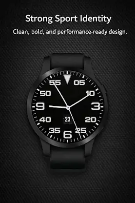 Bold Sport Analog Watch Face screenshot 8
