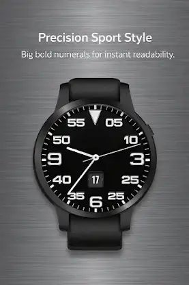 Bold Sport Analog Watch Face screenshot 2