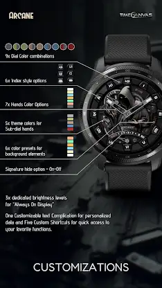Arcane : Classic Watch Face screenshot 3