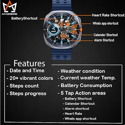 AN005-H Hybrid WatchFace screenshot 8