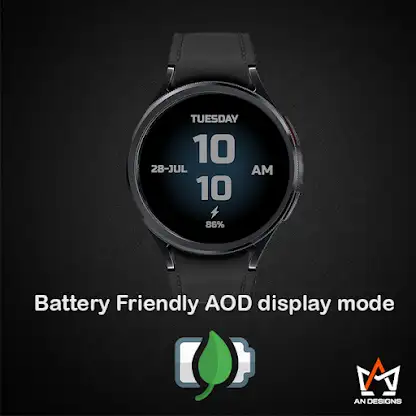 AN008-D Digital WatchFace screenshot 3
