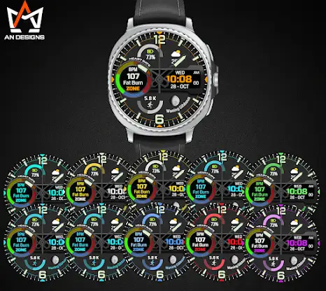 AN014-H Hybrid watchface screenshot 4