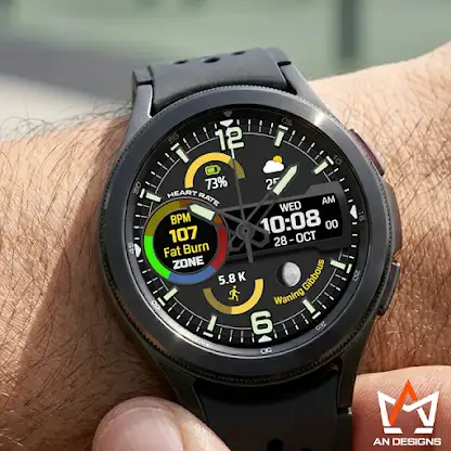 AN014-H Hybrid watchface screenshot 1