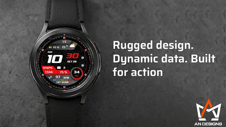 AN015-D Digital Watchface screenshot 1