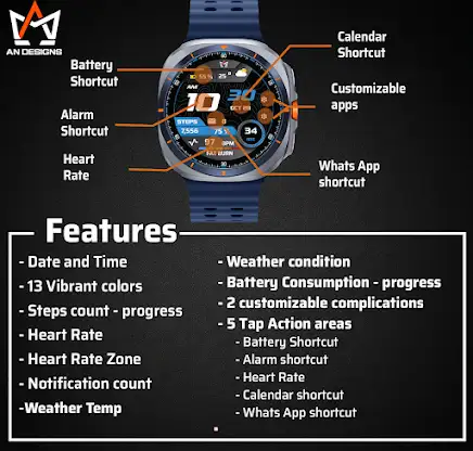 AN015-D Digital Watchface screenshot 7