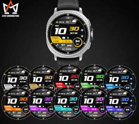 AN015-D Digital Watchface screenshot 6